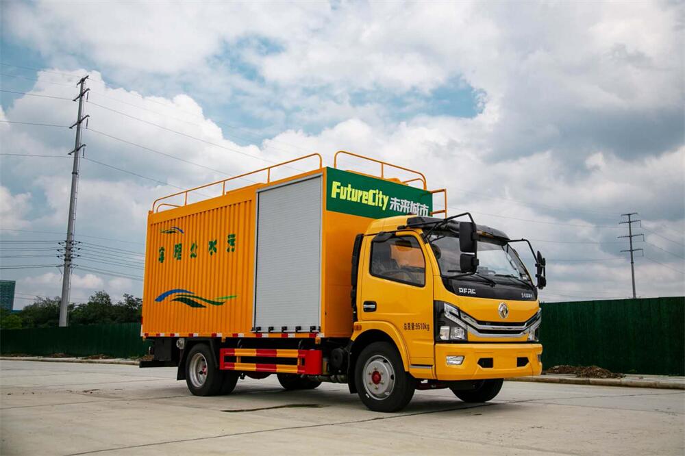 污水處理車-程力國(guó)六雙疊螺機(jī)污水處理車干濕分離廠家價(jià)格