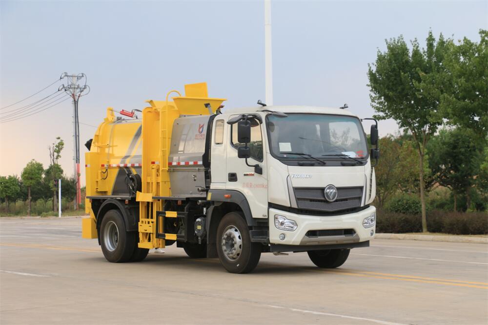 10方餐廚垃圾車(chē)-福田瑞沃國(guó)六10方廚余泔水餐廚垃圾車(chē)廠(chǎng)家（方罐）